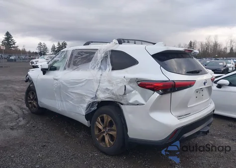 2023 Toyota Highlander Hybrid Xle Bronze from USA, damaged, VIN 5TDABRCH3PS587614